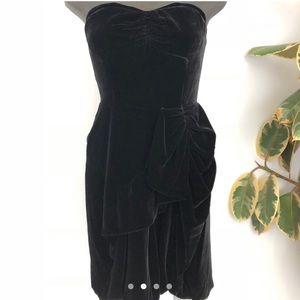 MARC BY MARC JACOBS velvet little black dress US 4